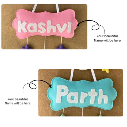 Junior Custom Personalized Baby Name Cloud Wall Hanging
