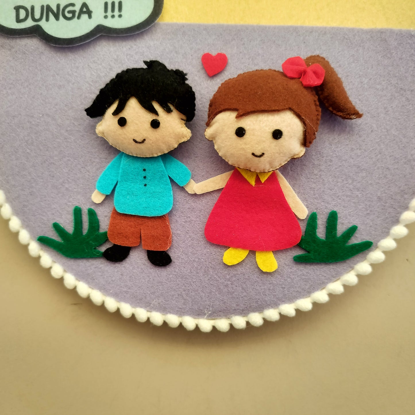 Funny Wall Hanging – 'Iss Baar Paise Nhi Dunga' Design