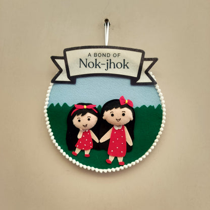 Piggyback Love Nok-Jhok Hanging for Sisters