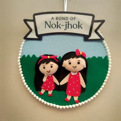 Piggyback Love Nok-Jhok Hanging for Sisters