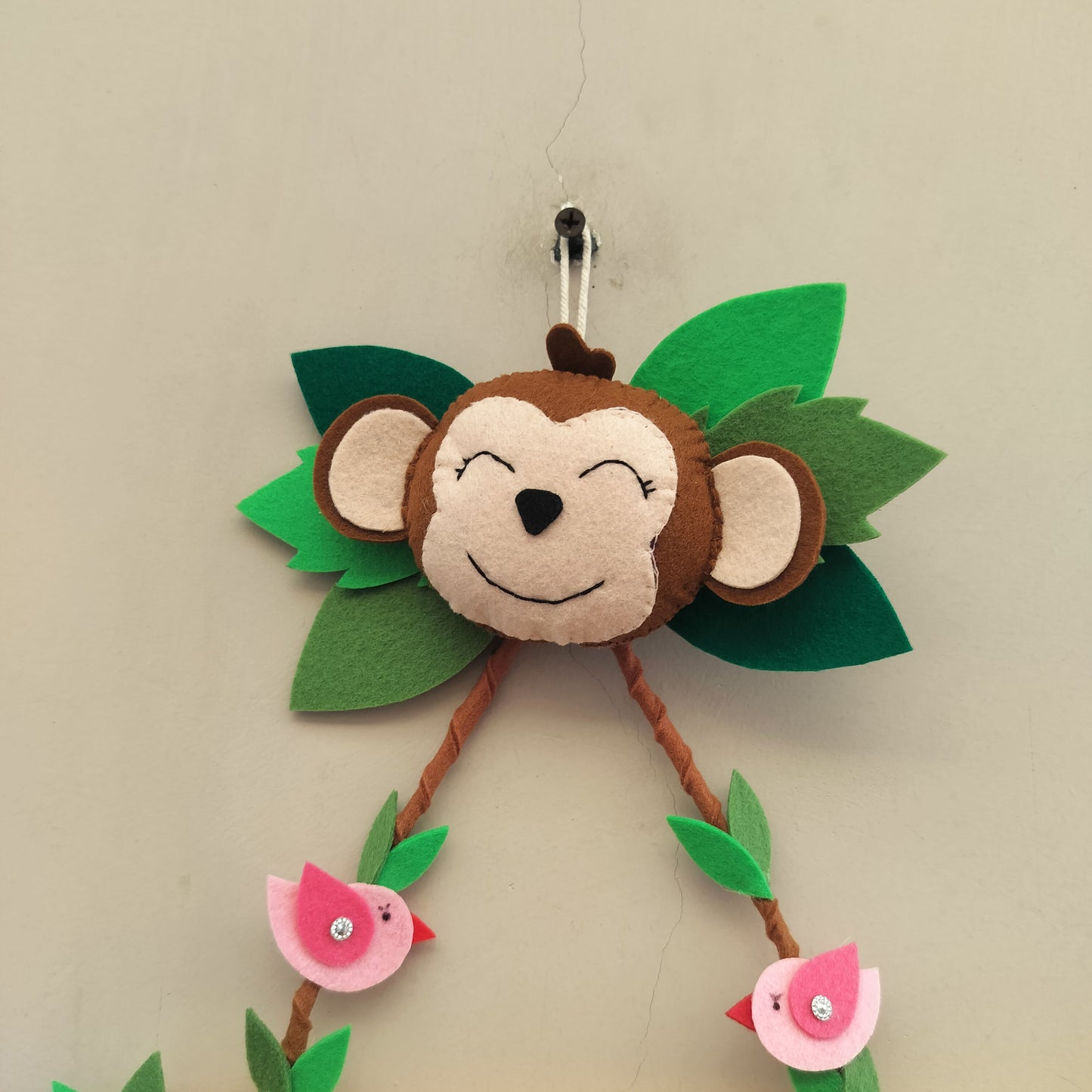 Handmade Jungle Vibes Name Board