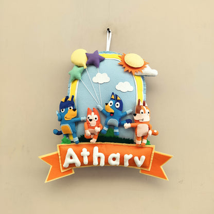 Bluey World Name Plate