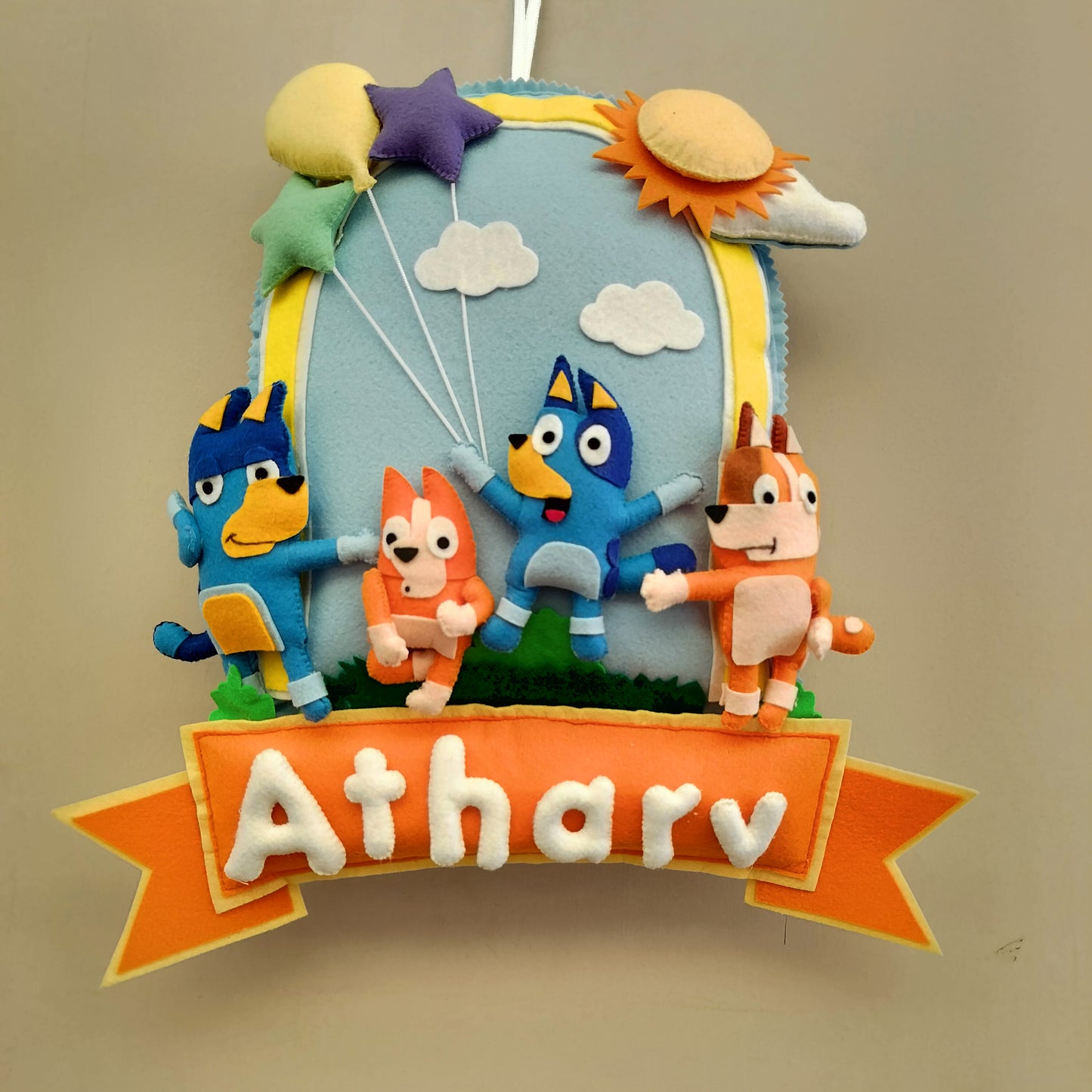Bluey World Name Plate