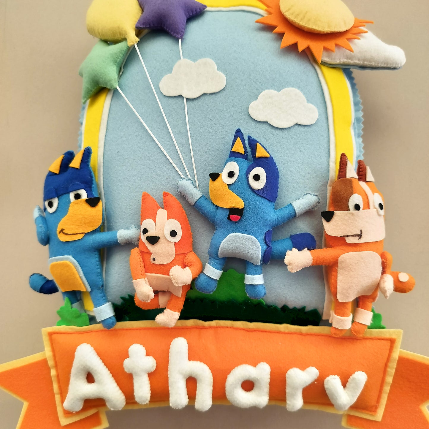 Bluey World Name Plate