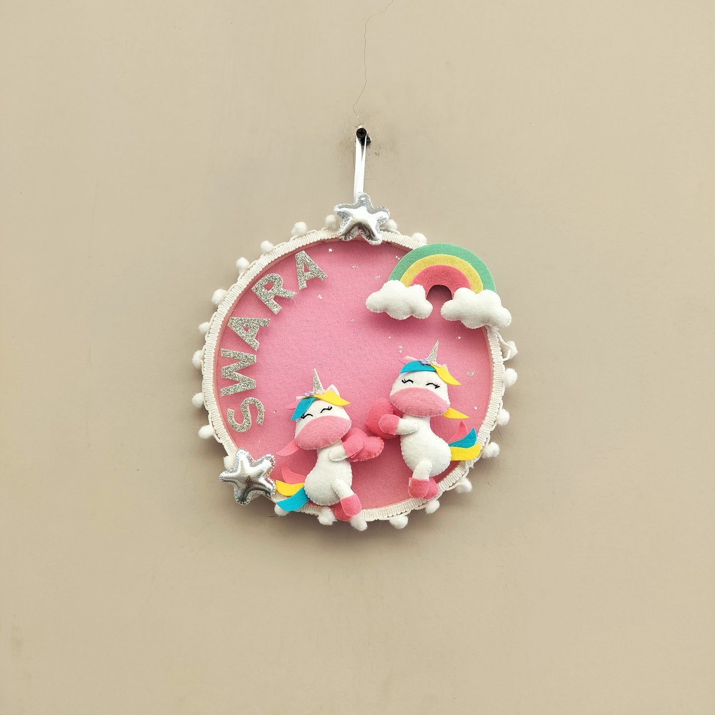 Unicorn Dreams Name Plate