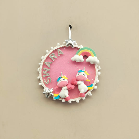 Unicorn Dreams Name Plate
