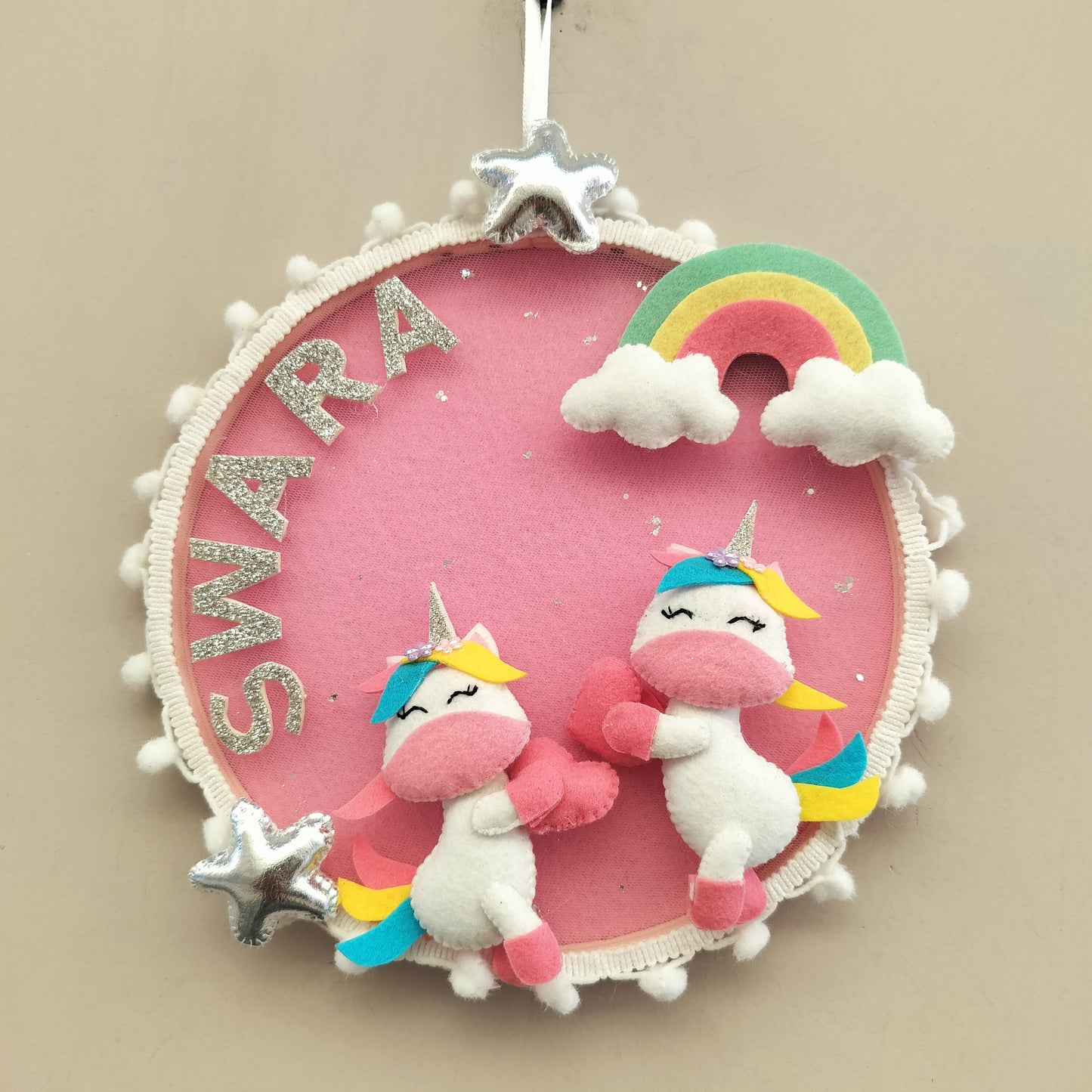 Unicorn Dreams Name Plate