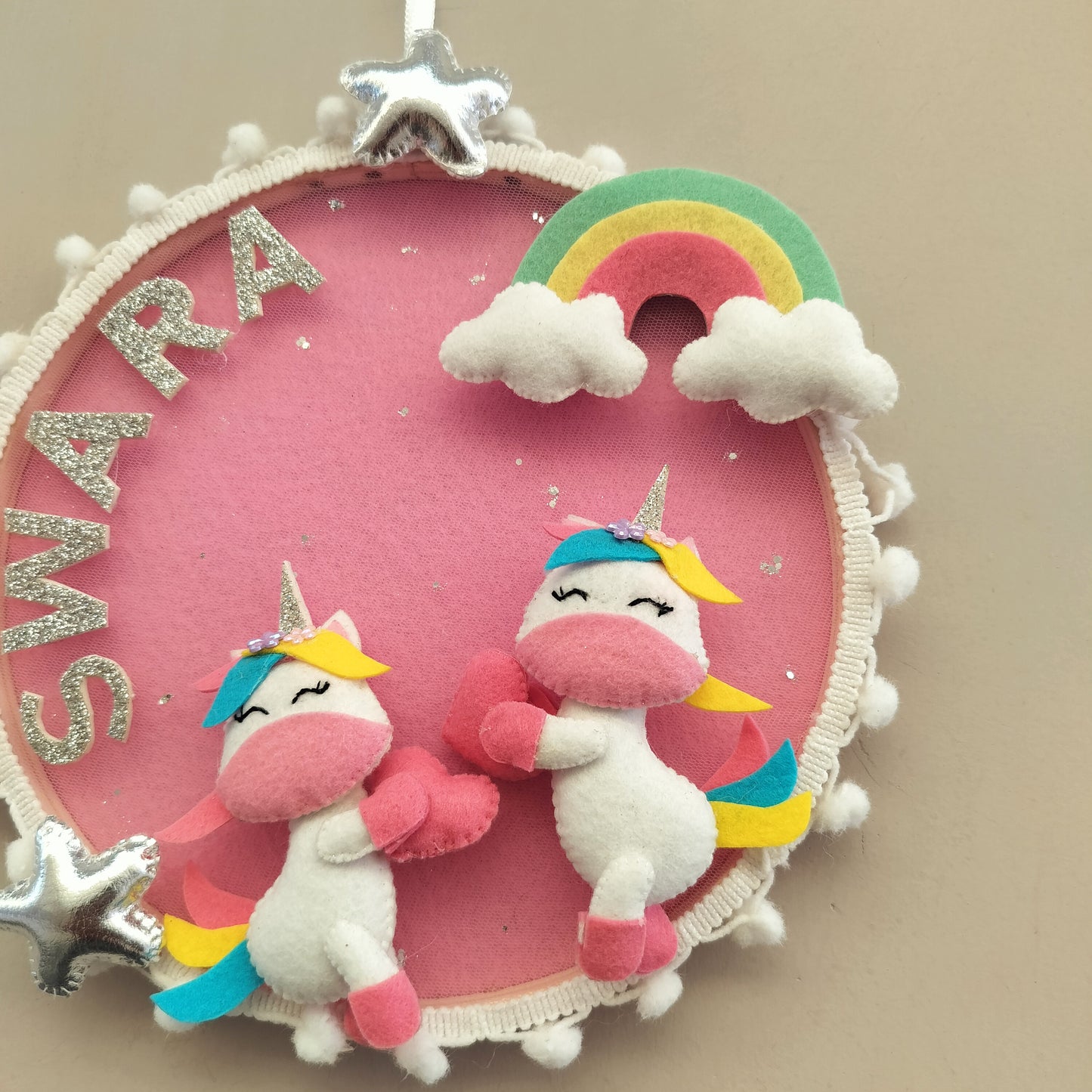 Unicorn Dreams Name Plate