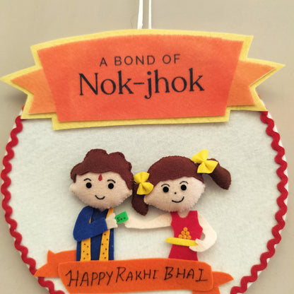 Happy Bhai Nok-Jhok Wall Hanging