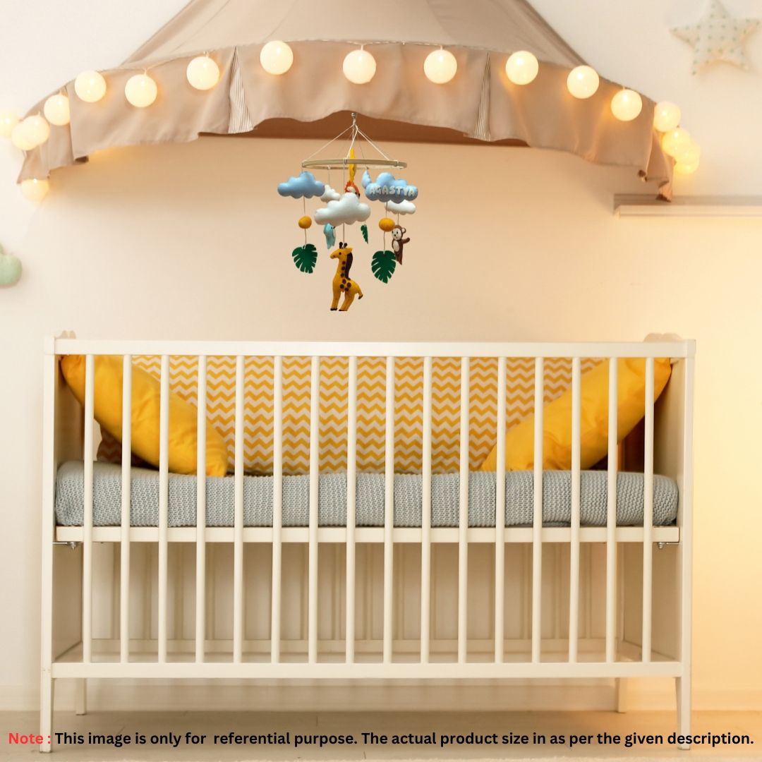 Junior Baby Safari Animals Cot Mobile