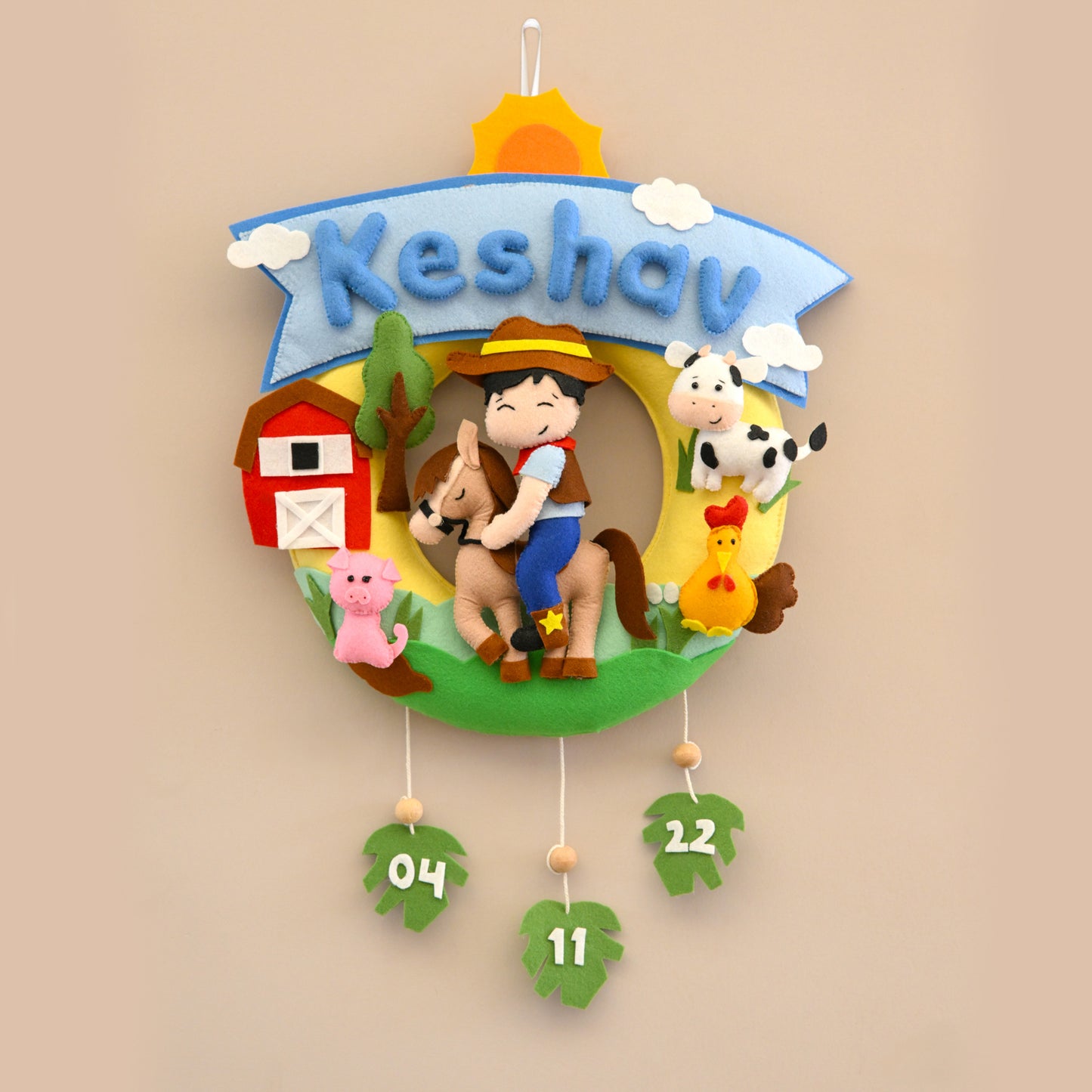Junior Farm Adventure Life Custom Name Decor