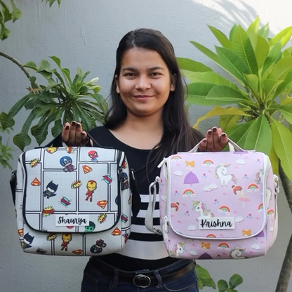 Kids Personalised Large Lunch Bag