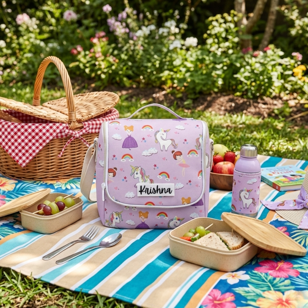Kids Personalised Large Lunch Bag