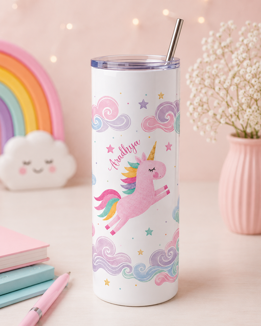 Magical Dreams Personalized Stainless Steel Kids Tumbler