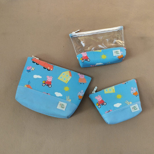 Junior Whiz Multi-purpose Personalised Pouches (Set Of 3)