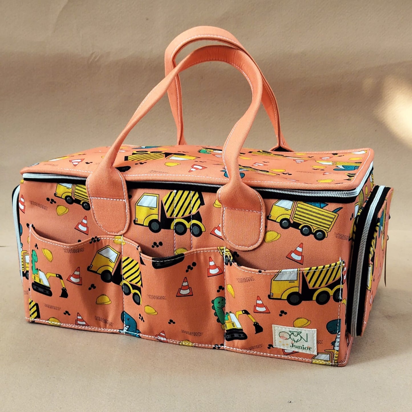 Junior All in One Personalized Zipper Diaper Caddy