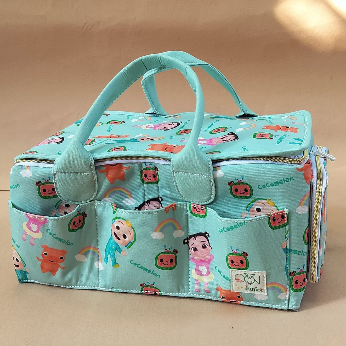 Junior All in One Personalized Zipper Diaper Caddy