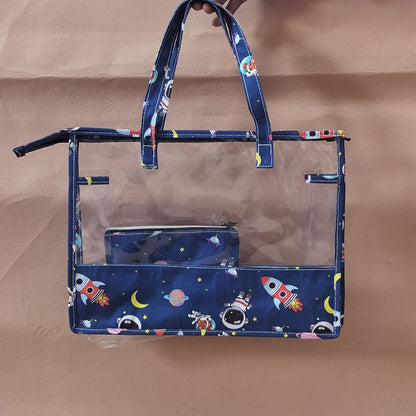Junior Versatile Swim/Art Time Personalized Carry Tote