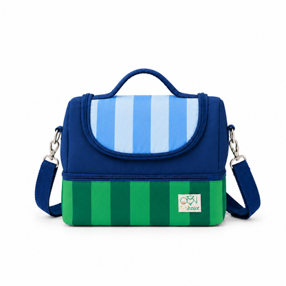 Adventure Stripes Personalized Kids Picnic Tiffin Bag