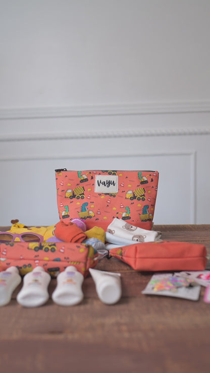Junior Whiz Multi-purpose Personalised Pouches (Set Of 3)